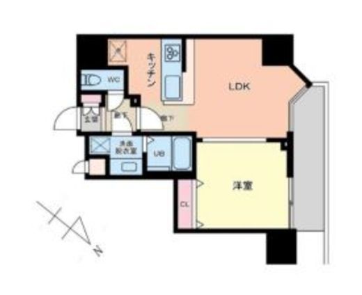 プライマル品川大森海岸　301号室　間取り