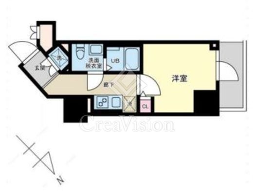 プライマル品川大森海岸　303号室　間取り