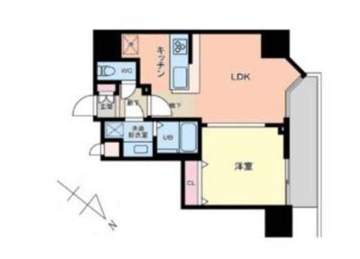 プライマル品川大森海岸　501号室　間取り