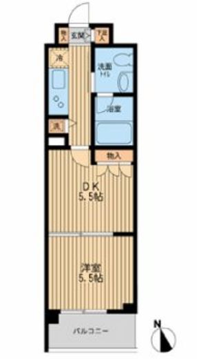 コンフォリア大森鹿島　303号室　間取り