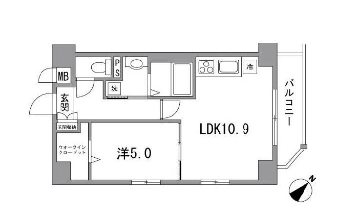 ソフィエル佐賀　603号室　間取り