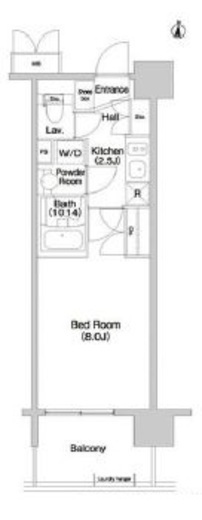 コンフォリア大島　302号室　間取り