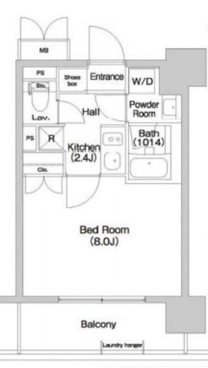 コンフォリア大島　306号室　間取り