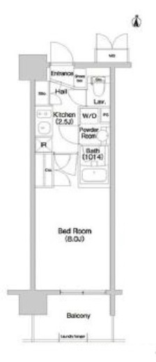コンフォリア大島　501号室　間取り