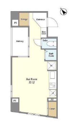 テラス八丁堀　301号室　間取り