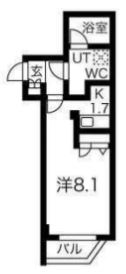 スパシエソリデ目黒　402号室　間取り