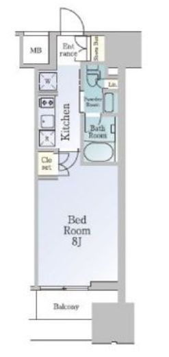 ルフォンブランシェ品川南大井　1104号室　間取り