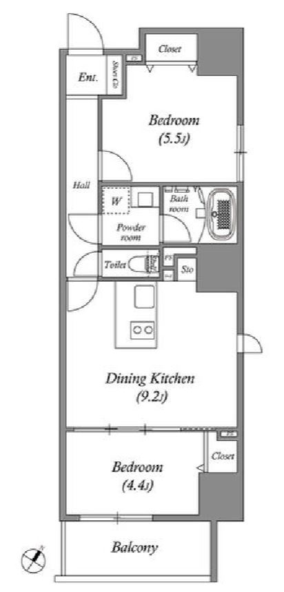 ルネサンスコート秋葉原　602号室　間取り