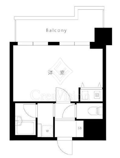 アルシオン芝浦　303号室　間取り