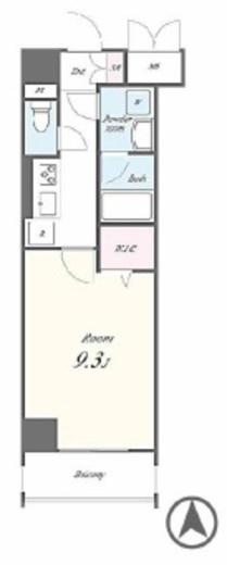 N's PARK Residence 高田馬場　208号室　間取り