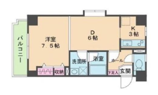 サンアーバン目黒　803号室　間取り