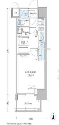 アーバネックス深川住吉　1007号室　間取り