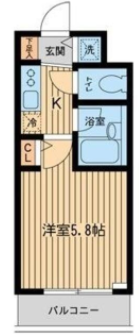 ザ・パーククロス市ヶ谷　403号室　間取り