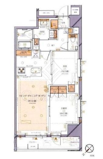 グリーンパーク日本橋横山町　506号室　間取り