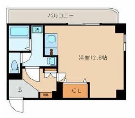 メイフェアハウス三田　307号室　間取り