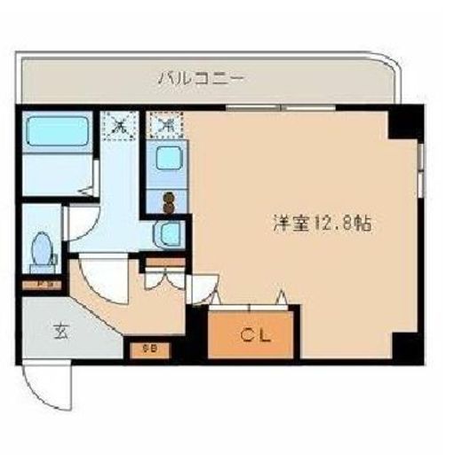 メイフェアハウス三田　707号室　間取り
