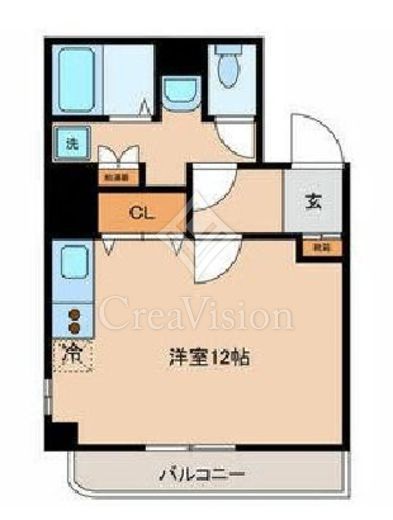メイフェアハウス三田　803号室　間取り