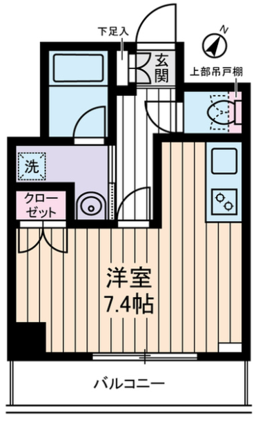 クオーレ西新宿　304号室　間取り