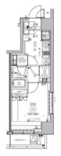 ドムススタイル高田馬場　701号室　間取り