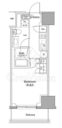 ザ・パークハビオ南大井　1005号室　間取り