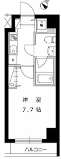ハーモニーレジデンス田町　702号室　間取り