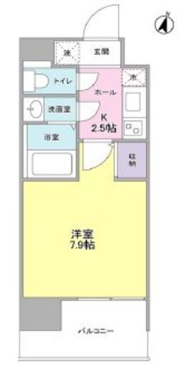 ラークガーデン木場　203号室　間取り