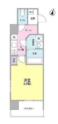 ラークガーデン木場　501号室　間取り