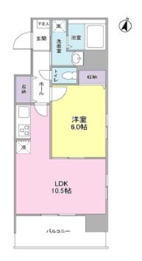 ラークガーデン木場　505号室　間取り