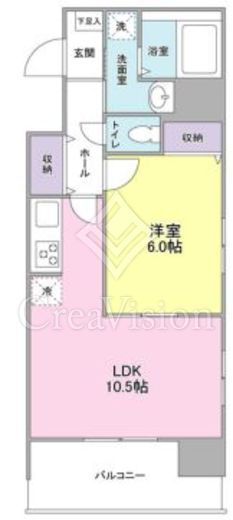 ラークガーデン木場　605号室　間取り
