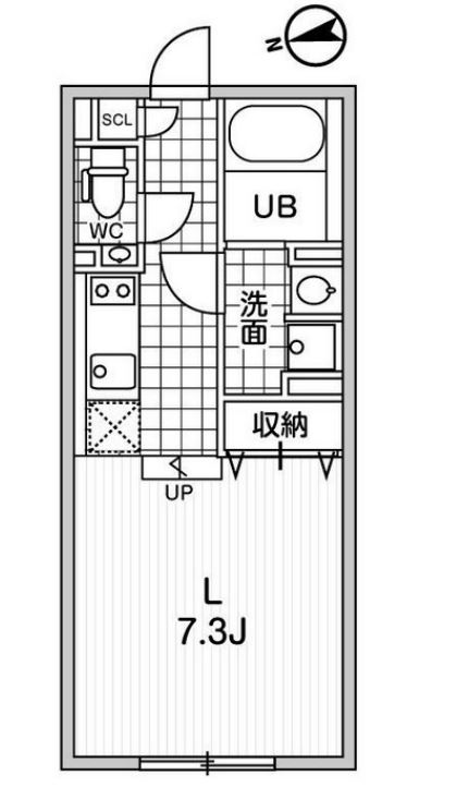 MDM白金台　202号室　間取り