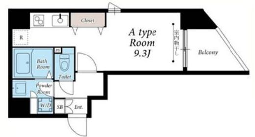 リブリ・サンヴィレッジ26　301号室　間取り