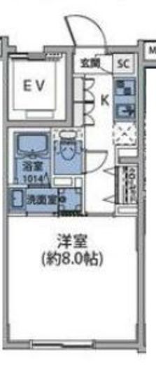 ルネサンスコート中目黒　304号室　間取り