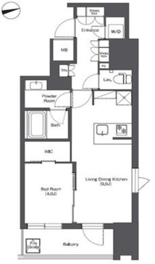 コンフォリア東陽町　1003号室　間取り