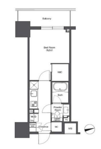 コンフォリア東陽町　416号室　間取り