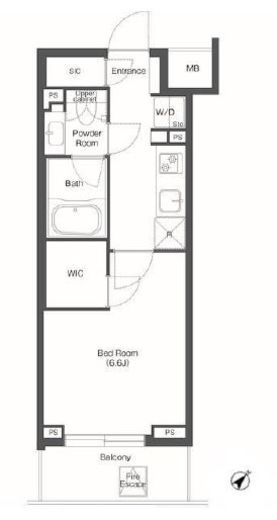 コンフォリア東陽町　512号室　間取り
