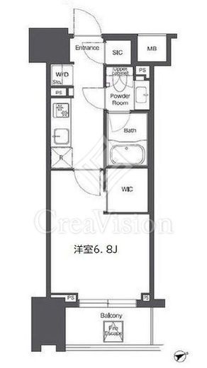 コンフォリア東陽町　806号室　間取り