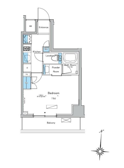 ウィルテラス森下四丁目　305号室　間取り