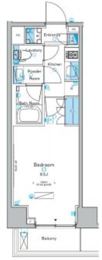 ウィルテラス森下四丁目　706号室　間取り