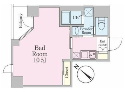 グランパセオ新宿余丁町　302号室　間取り