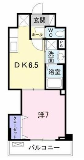 ボヌールトーキササヅカ　803号室　間取り