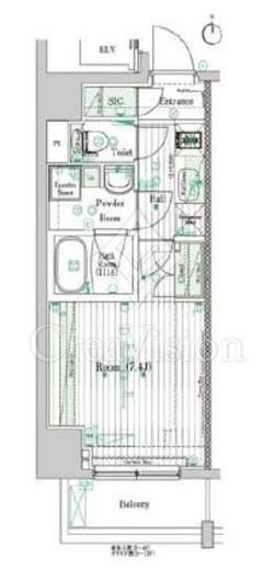ブライズ住吉DUE　301号室　間取り