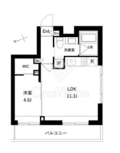エスセナーリオ高輪　204号室　間取り