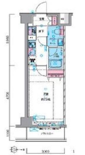 ジェノヴィア押上スカイガーデン　205号室　間取り