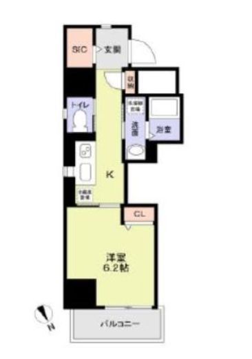 フェリーチェプランドール　405号室　間取り