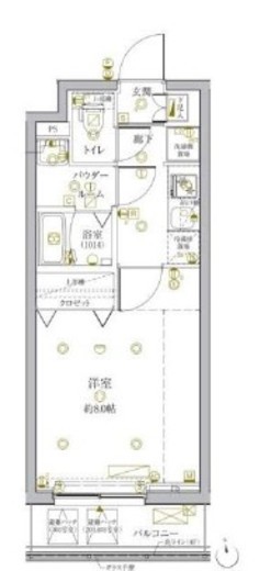 クレイシアIDZ新宿落合ディアコート　105号室　間取り