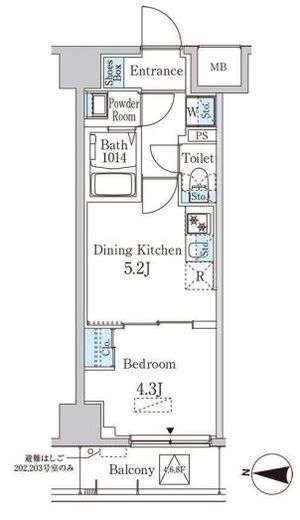 GRAN PASEO清澄白河 (グランパセオ清澄白河)　602号室　間取り