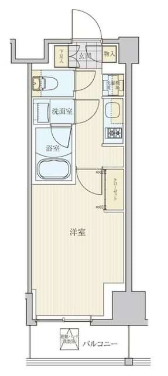 リビオメゾン南砂町　908号室　間取り