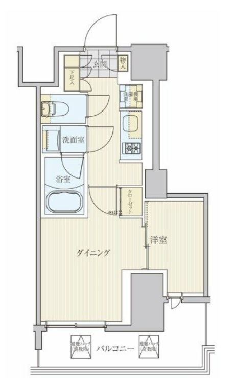 リビオメゾン南砂町　211号室　間取り