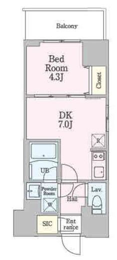 リビオメゾン南砂町　218号室　間取り