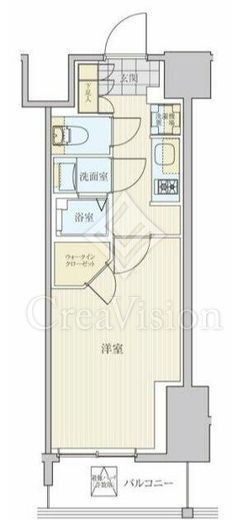 リビオメゾン南砂町　613号室　間取り
